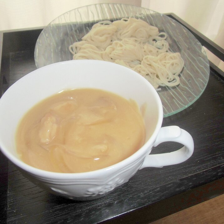 素麺つゆアレンジ☆鶏クリームつけ麺